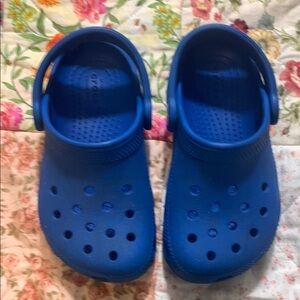 Crocs Toddler Kids Blue Crocs Sz9